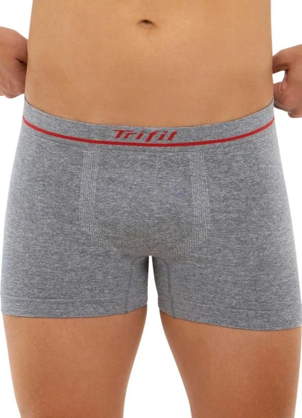 Trifil - Cueca Boxer Trifil 0701 T630-Cinza-Mescla