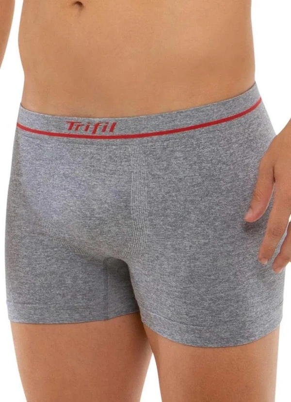 Trifil - Cueca Boxer Trifil 0701 T630-Cinza-Mescla 2