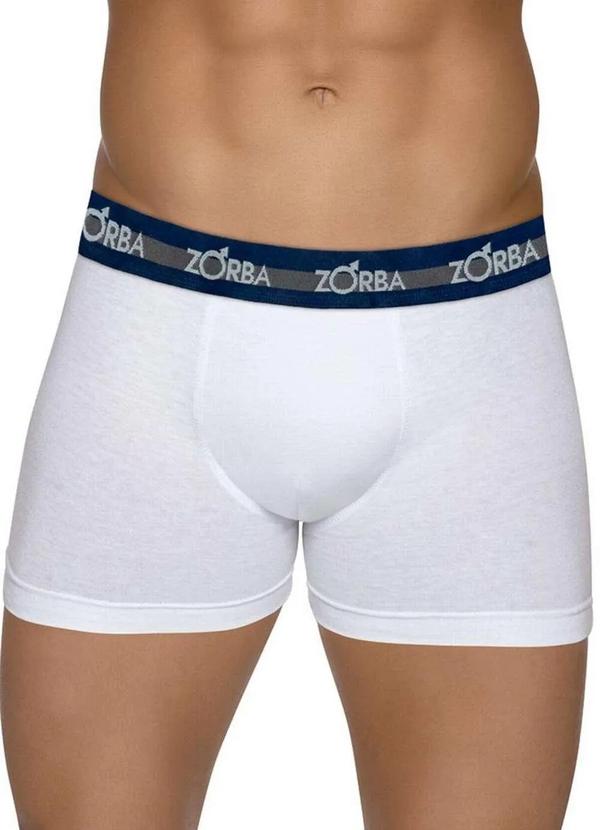 Zorba - Cueca Boxer Zorba 702 01-Branco