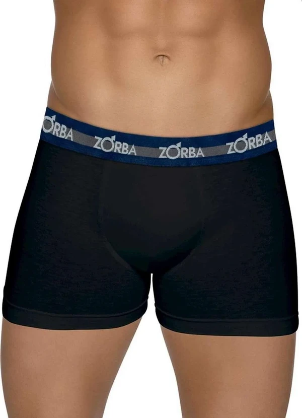Zorba - Cueca Boxer Zorba 702 15-Preto