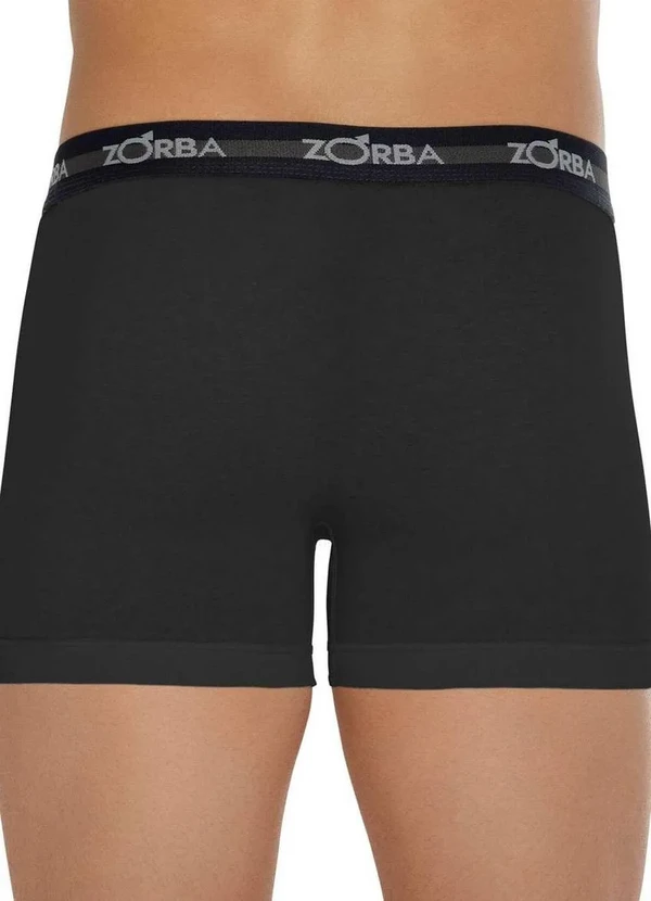 Zorba - Cueca Boxer Zorba 702 15-Preto 2