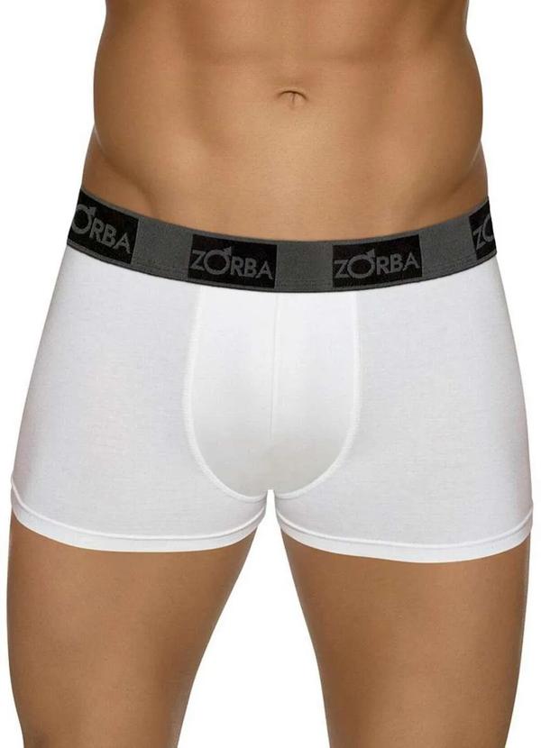 Zorba - Cueca Boxer Zorba 717 01-Branco