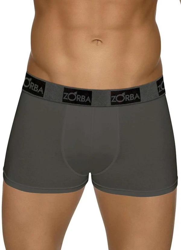 Zorba - Cueca Boxer Zorba 717 100-Chumbo