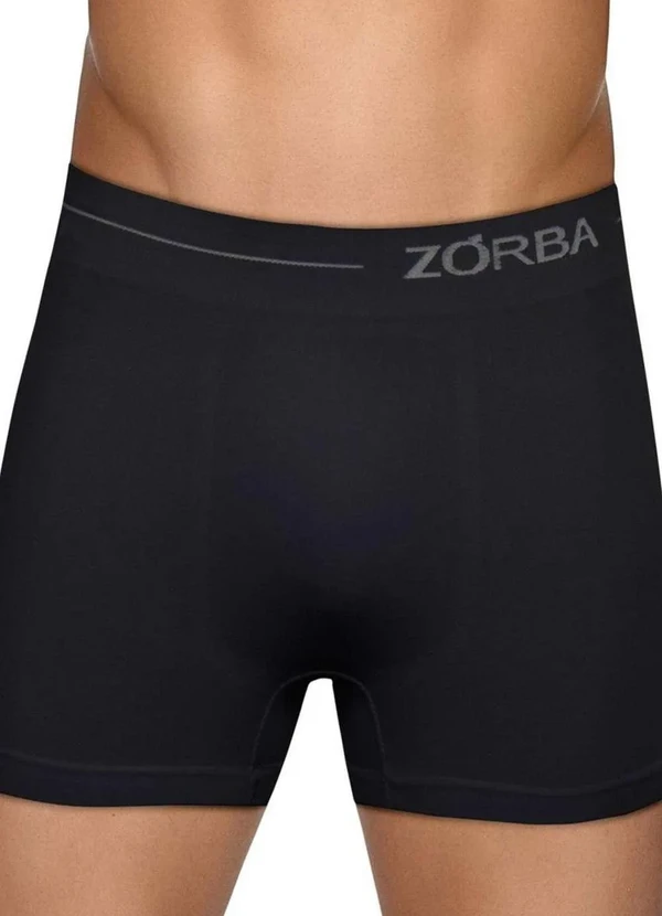 Zorba - Cueca Boxer Zorba 839 15-Preto