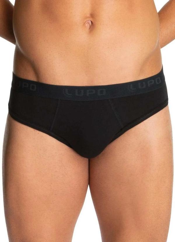 Lupo - Cueca Slip Lupo 485-002 999-Preta
