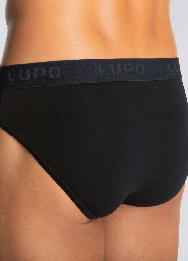 Lupo - Cueca Slip Lupo 485-002 999-Preta 2