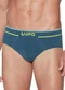 Lupo - Cueca Slip Lupo 624-003 8000-Cinza-Mescla - variação: 2560-Azul