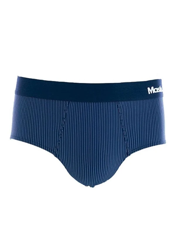 Mash - Cueca Slip Mash 045.01 Az09-Azul