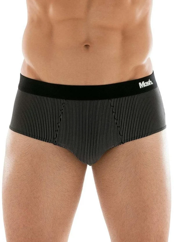 Mash - Cueca Slip Mash 045.01 Pt00-Preto