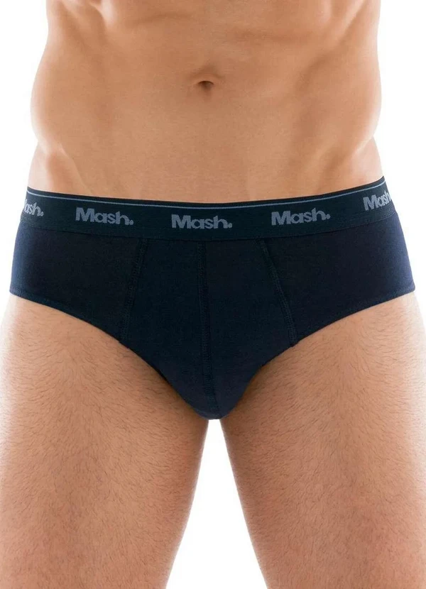 Mash - Cueca Slip Mash 073.58 Az08-Azul