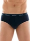 Mash - Cueca Slip Mash 073.58 Cz06-Cinza-Chumbo - variação: Az08-Azul