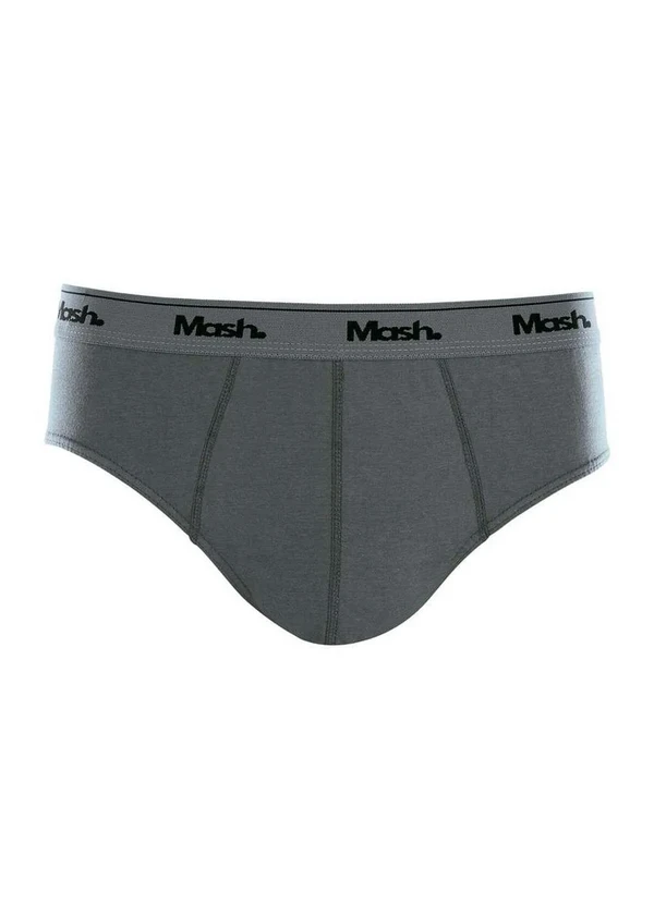 Mash - Cueca Slip Mash 073.58 Cz02-Chumbo