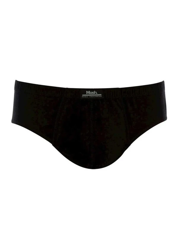 Mash - Cueca Slip Mash 074.58 Pt-Preto