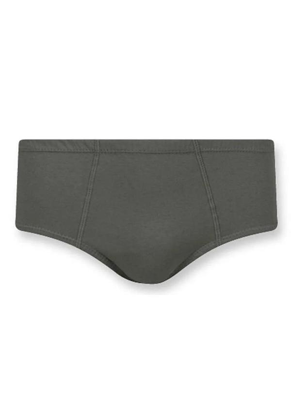 Selene - Cueca Slip Selene 11980-001 Plus Size 251-Chumbo