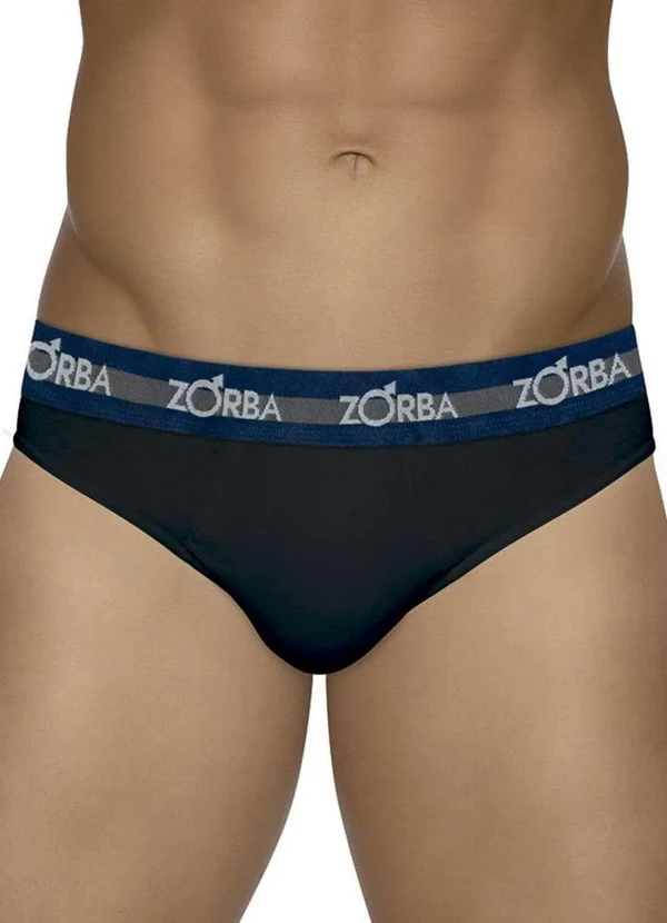 Zorba - Cueca Slip Zorba 0764 15-Preto