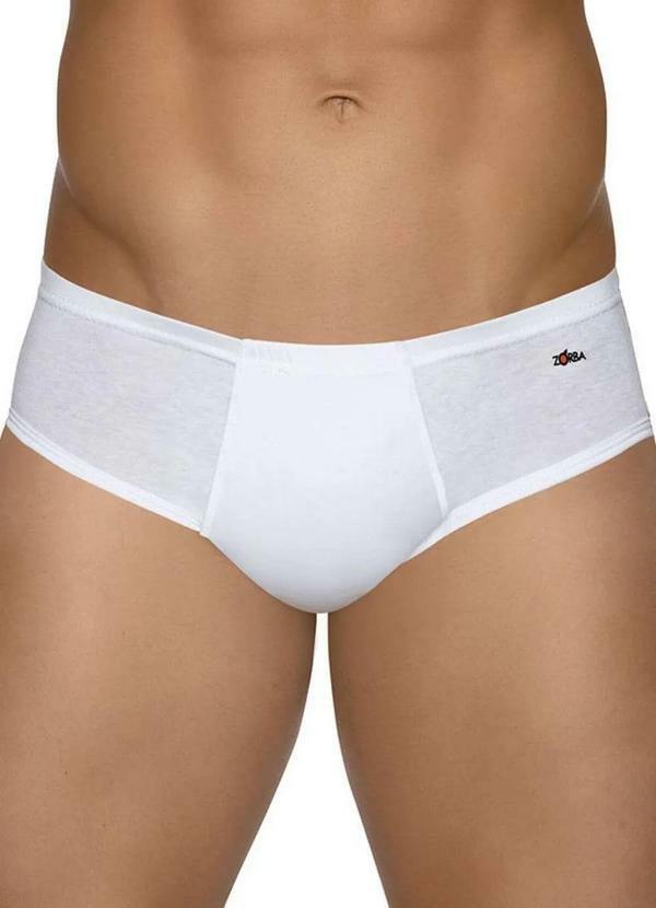 Zorba - Cueca Slip Zorba 172 com Abertura Branca