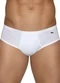 Zorba - Cueca Slip Zorba 172 com Abertura 25-Marinho - variação: Branca