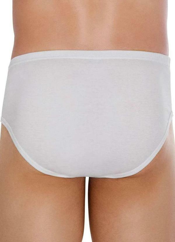Zorba - Cueca Slip Zorba 172 com Abertura Plus Size 01-Branco