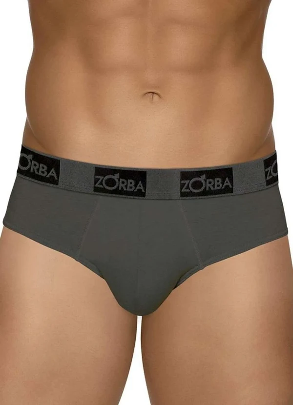 Zorba - Cueca Slip Zorba 716 100-Chumbo