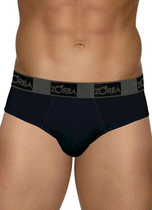 Zorba - Cueca Slip Zorba 716 15-Preto