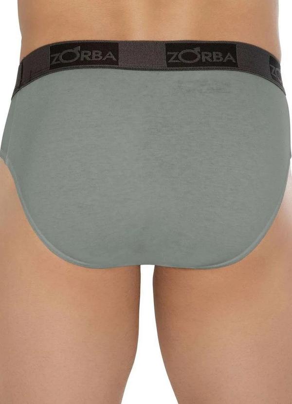 Zorba - Cueca Slip Zorba 716 70-Grafite 2