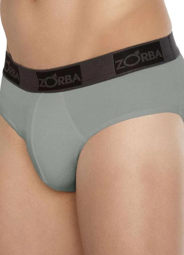 Zorba - Cueca Slip Zorba 716 70-Grafite 3