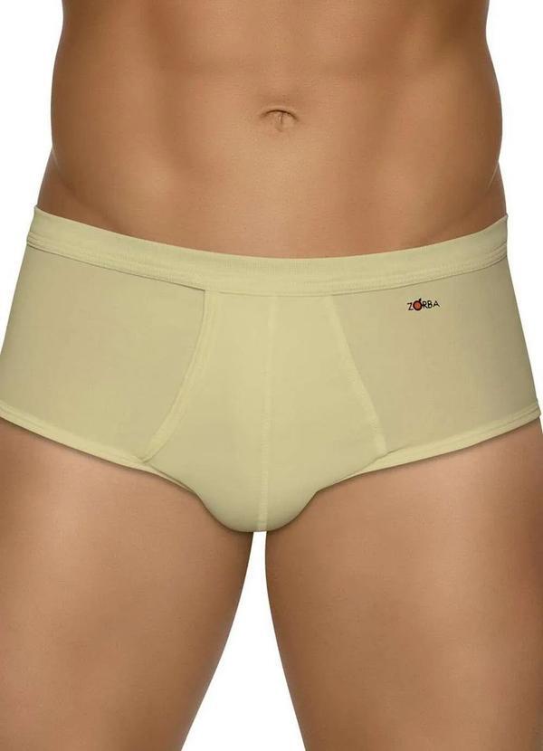 Zorba - Cueca Slip Zorba com Abertura 911 Bege