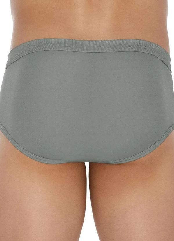 Zorba - Cueca Slip Zorba com Abertura  911 Grafite