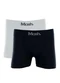 Mash - Kit/2 Cueca Boxer Mash 711.01 Pt00-Preto - variação: Pt02-Branco/Preto
