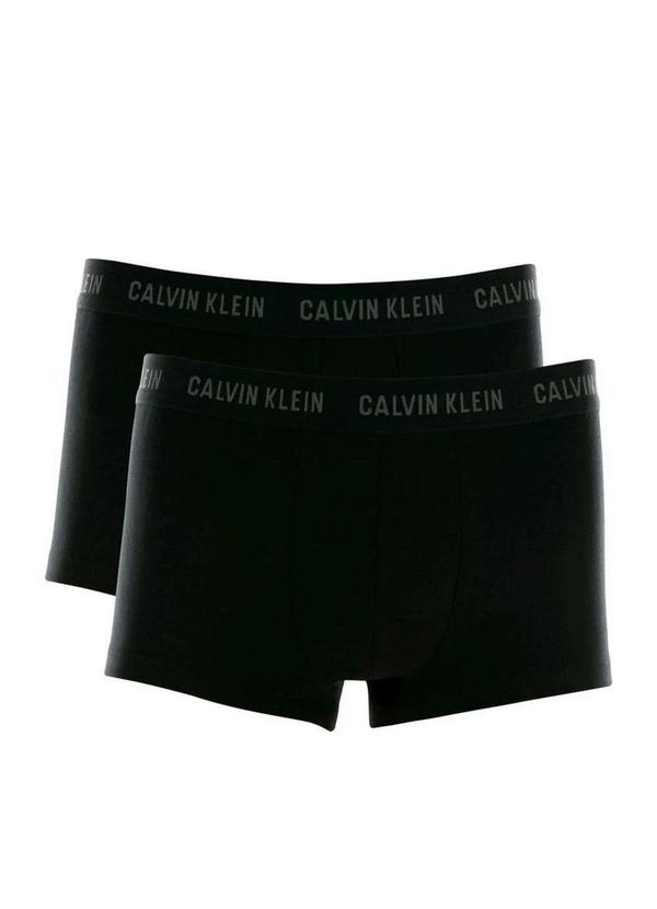 Calvin Klein - Kit com 2 Cuecas Boxer Calvin Klein C11.02 Pt00-Preto