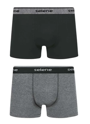 Kit com 2 Cuecas Boxer Selene 11450-001 - SELENE