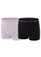 Trifil - Kit com 2 Cuecas Boxer Trifil Ce 0277 0009-Preto/Preto - variação: 0007-Branco/Preto