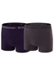 Trifil - Kit com 2 Cuecas Boxer Trifil Ce 0277 0009-Preto/Preto - variação: 0010-azul-marinho/cinza-chumbo