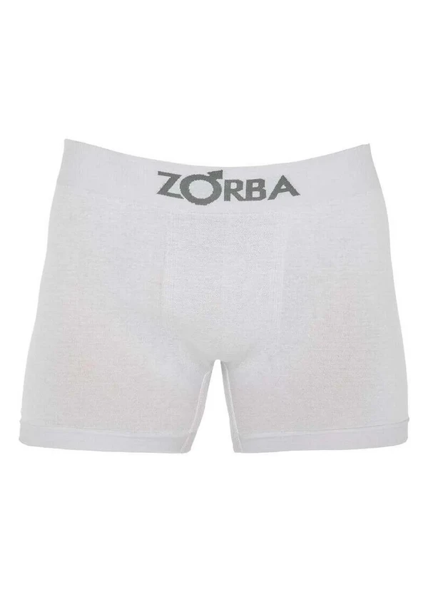 Zorba - Kit com 2 Cuecas Boxer Zorba 781 01-Branco 2
