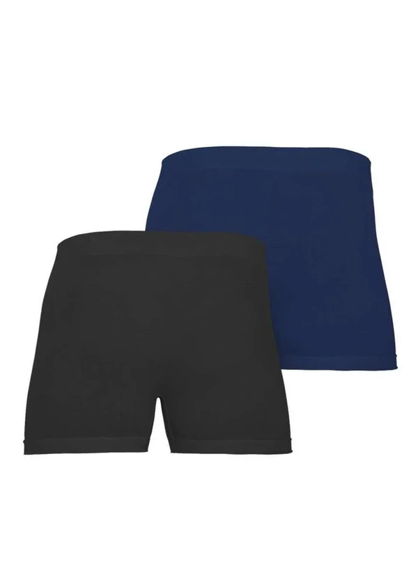 Zorba - Kit com 2 Cuecas Boxer Zorba 781 Colorido Preto-Marinho 3