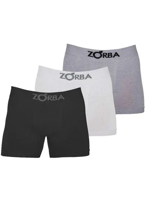 Kit com 3 Cuecas Boxer Zorba 781 Colorido - ZORBA