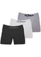 Zorba - Kit com 3 Cuecas Boxer Zorba 781 Colorido Branco - variação: Preto-Branco-Mescla