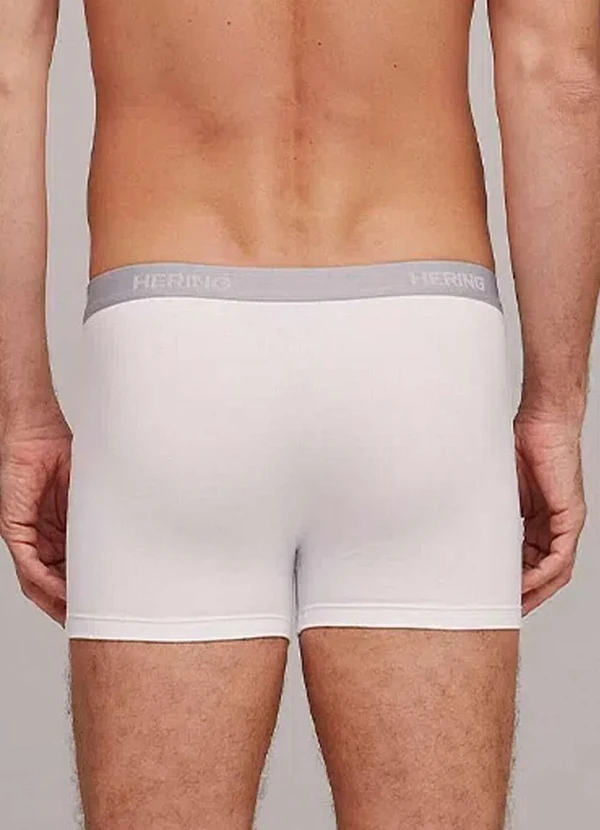 Hering - Kit com 5 Cuecas Boxer Hering 77qu 1b-Mescla-Claro-Branco 5