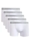 Hering - Kit com 5 Cuecas Boxer Hering 77qu Noa-Branco - variação: Noa-Branco