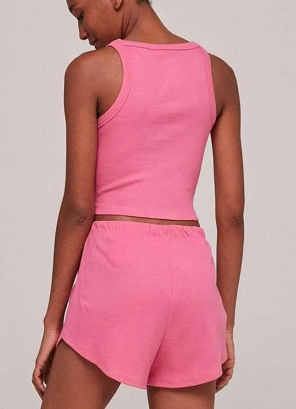 Hering - Pijama Feminino Curto Hering 7ckr Nmc-Off-White 2