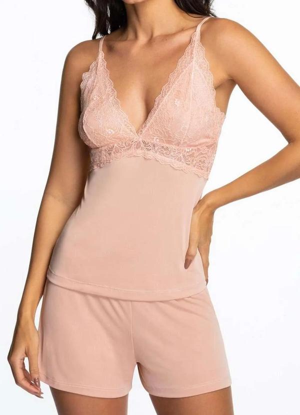 Lupo - Pijama Feminino Curto Lupo 24483-001 5170-Light-Rose