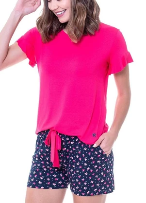 Pijama Feminino Curto Podiun 225040 - PODIUN