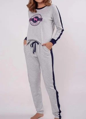 Pijama Feminino Longo Podiun 225182 - PODIUN