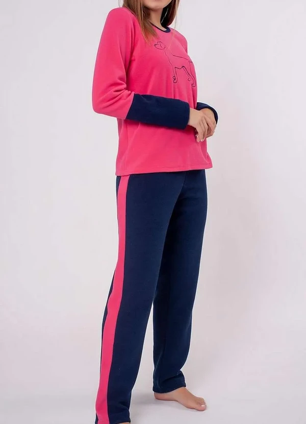 Podiun - Pijama Feminino Longo Podiun 225185 Marinho