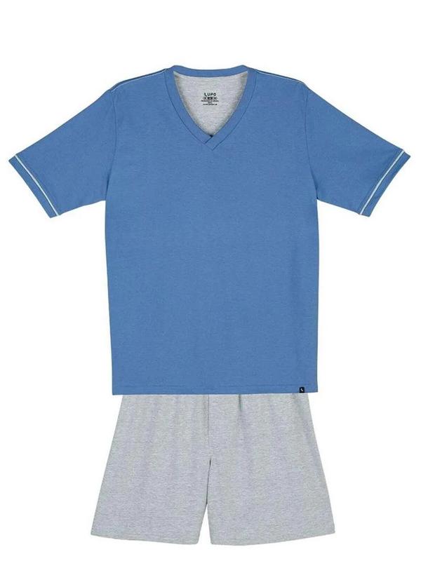 Lupo - Pijama Masculino Curto Lupo 28000-001 0771-Azul