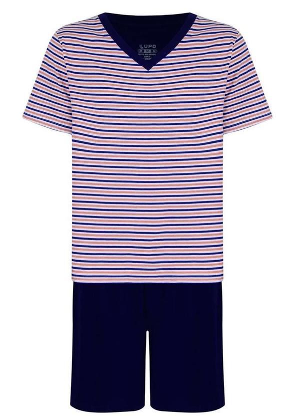 Lupo - Pijama Masculino Curto Lupo 28021-001 2805-Marinho