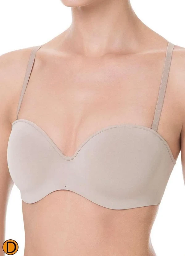 Liz - Sutiã Bustiê com Aro e Bojo Liz 51803 Taça D 260-Sepia 2