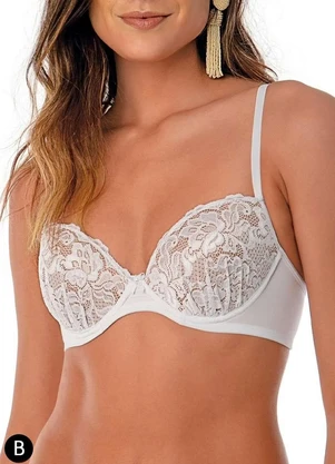 Sutiã com Aro e Bojo Desejo Demillus 67854 - DEMILLUS