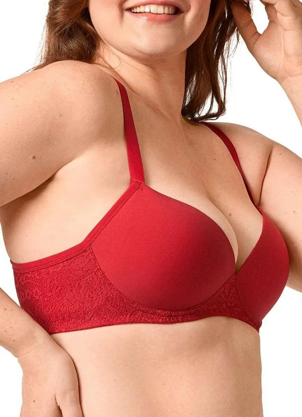 Bonjour - Sutiã com Aro e com Bojo Bonjour B12410 Div-Divino 1