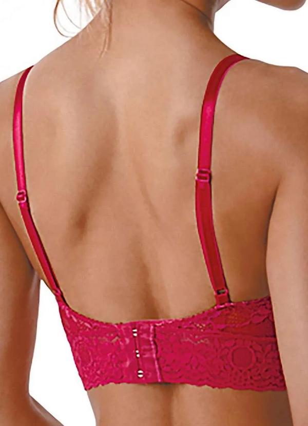 Demillus - Sutiã sem Aro e sem Bojo Demillus 61083 97-Framboesa 2